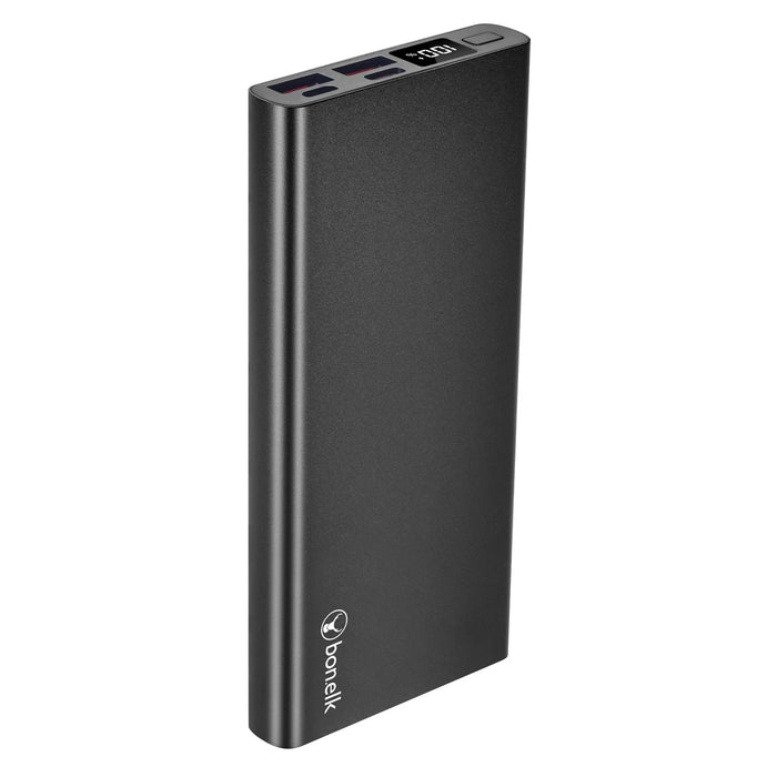 Bonelk Eco Series Slim Power Bank 10,000mAh, PD20W / QC 18W - Black - Macfixit Australia