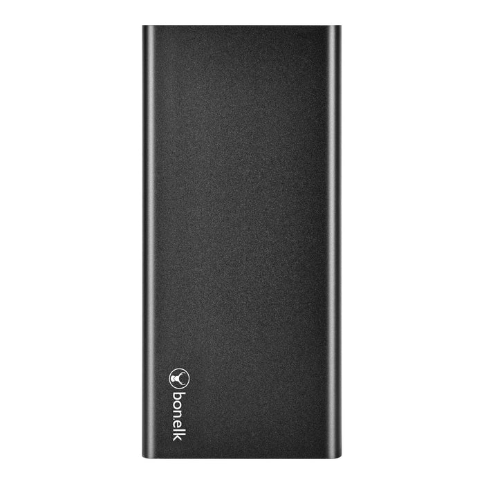 Bonelk Eco Series Slim Power Bank 10,000mAh, PD20W / QC 18W - Black - Macfixit Australia