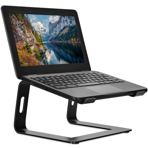 Bonelk Elevate Stance Aluminium Riser Laptop Stand (Black) - Macfixit Australia