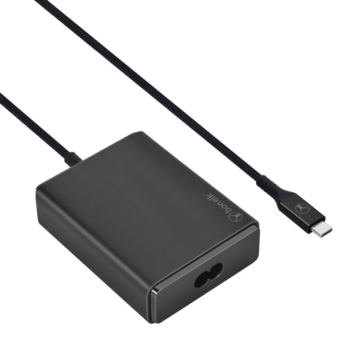 Bonelk GaN Desktop Charger, USB - C LL Cable, PD 3.0 100W - Black - Macfixit Australia