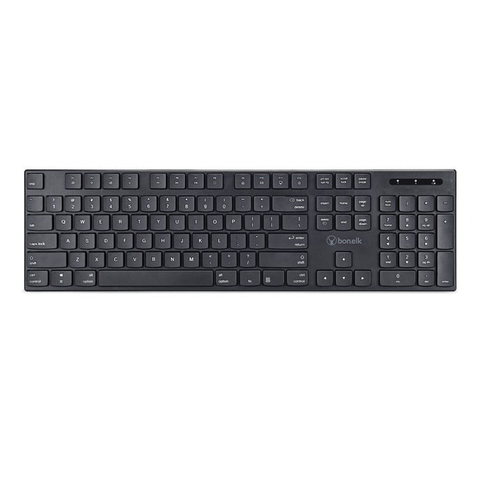 Bonelk KM - 314 Slim Wireless Keyboard and Mouse Combo (Black) - Macfixit Australia