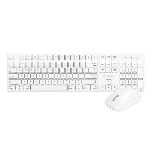 Bonelk KM - 314 Slim Wireless Keyboard and Mouse Combo (White) - Macfixit Australia