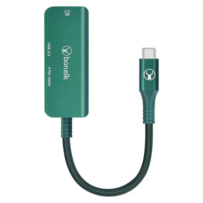 Bonelk Long - Life 3in1 Multiport Hub (Green) - Macfixit Australia