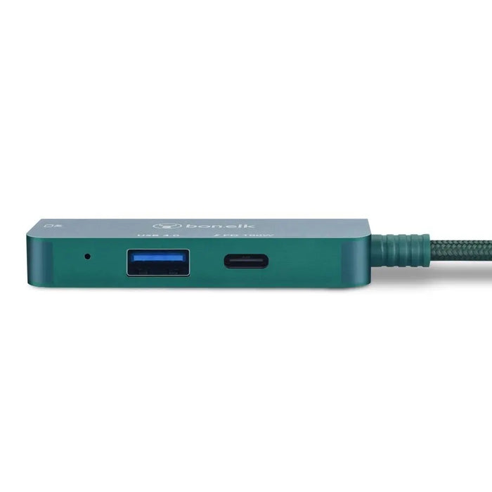 Bonelk Long - Life 3in1 Multiport Hub (Green) - Macfixit Australia