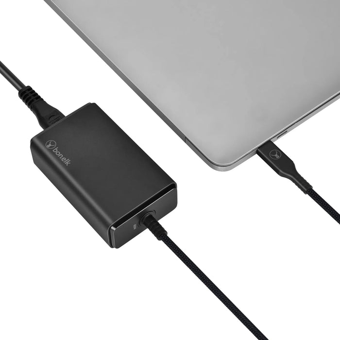 Bonelk Long - Life 65W PD USB - C Desktop Charger (Black) - Macfixit Australia