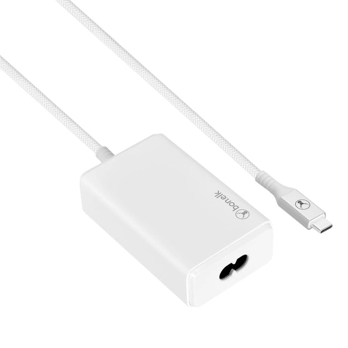 Bonelk Long - Life 65W PD USB - C Desktop Charger (White) - Macfixit Australia
