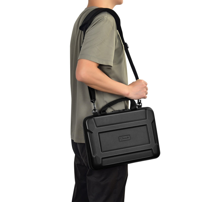 Bonelk Long - Life Attaché Case 13” - 14” (Black) - Macfixit Australia