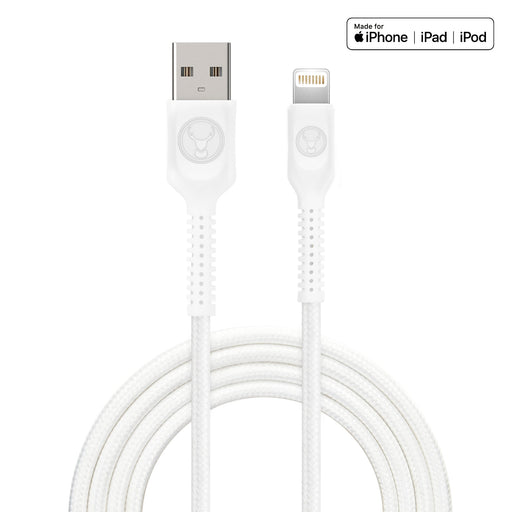 Bonelk Long - Life Easy Grip USB - A To Lightning Cable 1.2m (White) - Macfixit Australia