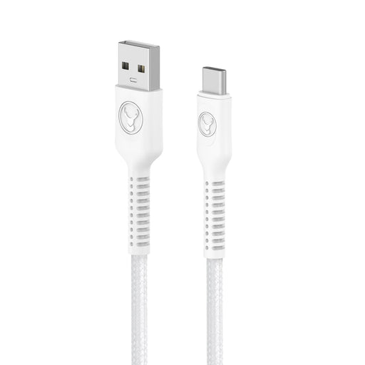 Bonelk Long - Life Easy Grip USB - A to USB - C Cable, 60W 1.2m (White) - Macfixit Australia