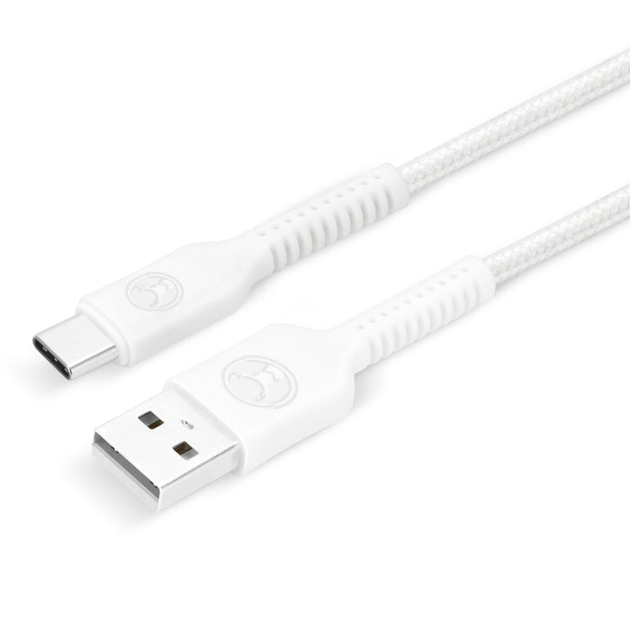 Bonelk Long - Life Easy Grip USB - A to USB - C Cable, 60W 1.2m (White) - Macfixit Australia