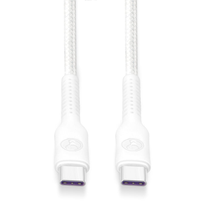 Bonelk Long - Life Easy Grip USB - C To USB - C Cable, 100W 1.2m (White) - Macfixit Australia