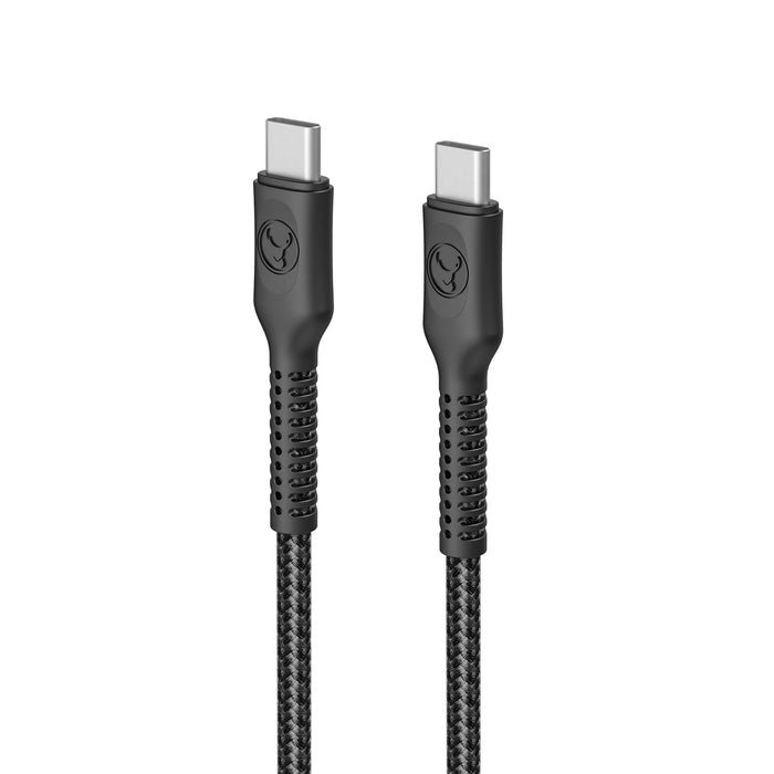 Bonelk Long - Life Easy Grip USB - C to USB - C Cable, 100W (Black) - 3 m - Macfixit Australia