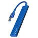 Bonelk Long - Life USB - A to 4 Port USB 3.0 Slim Hub (Blue) - Macfixit Australia