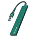 Bonelk Long - Life USB - A to 4 Port USB 3.0 Slim Hub (Green) - Macfixit Australia