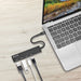 Bonelk Long - Life USB - C 4 In 1 Multiport Slim Hub (Black) - Macfixit Australia