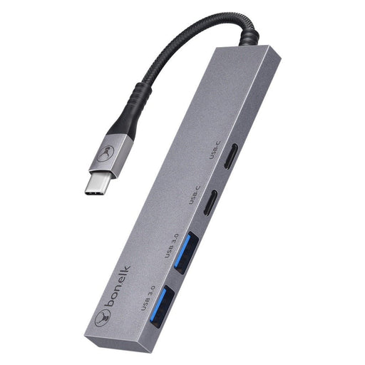 Bonelk Long - Life USB - C 4 - in - 1 Multiport Slim Hub (Space Grey) - Macfixit Australia