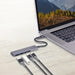 Bonelk Long - Life USB - C 4 - in - 1 Multiport Slim Hub (Space Grey) - Macfixit Australia