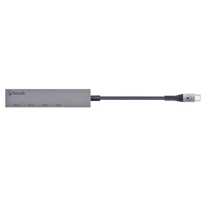 Bonelk Long - Life USB - C 4 - in - 1 Multiport Slim Hub (Space Grey) - Macfixit Australia