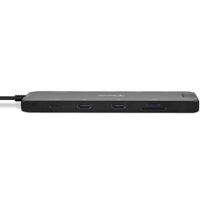 Bonelk Long - Life USB - C To 12 - In - 1 Multiport Powered Hub - Black - Macfixit Australia