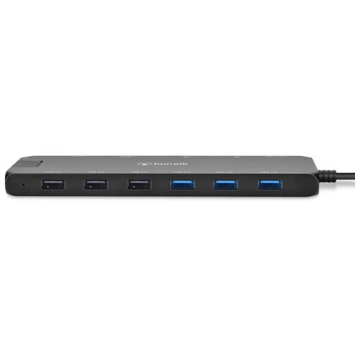 Bonelk Long - Life USB - C To 14 - In - 1 Multiport Hub - Black - Macfixit Australia