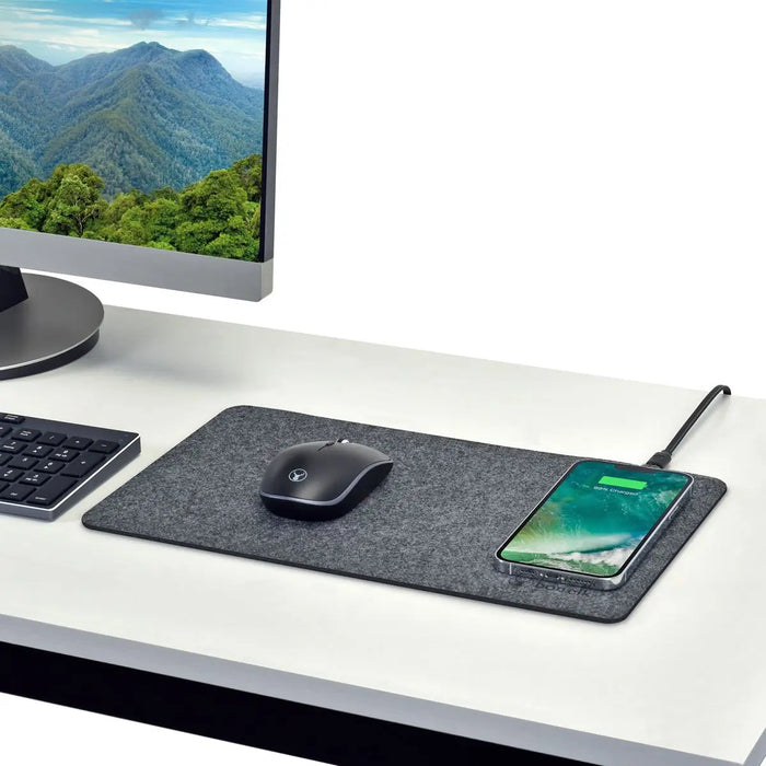 Bonelk Mouse Mat Qi Pro (Grey) - Macfixit Australia