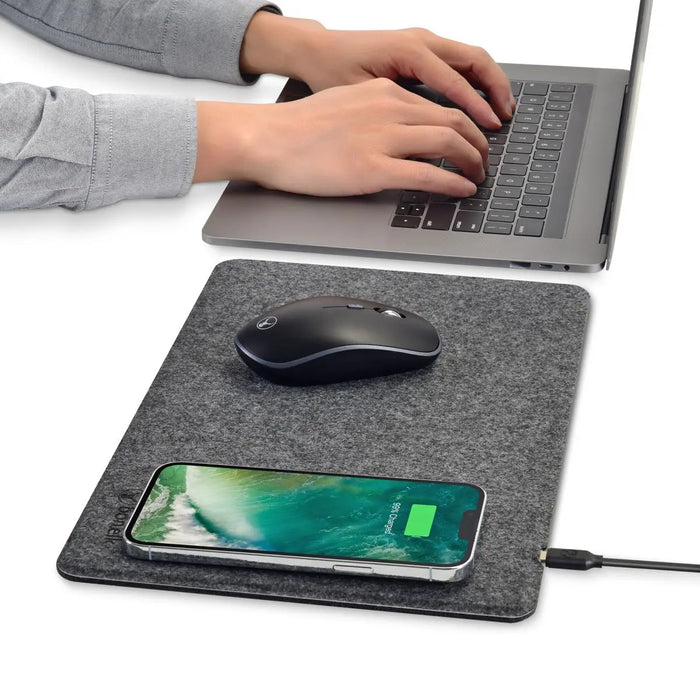 Bonelk Mouse Mat Qi Pro (Grey) - Macfixit Australia
