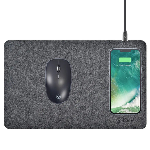 Bonelk Mouse Mat Qi Pro (Grey) - Macfixit Australia