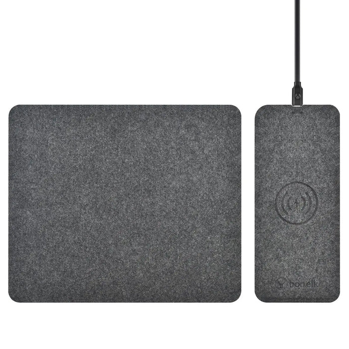 Bonelk Mouse Mat Qi Split (Grey) - Macfixit Australia