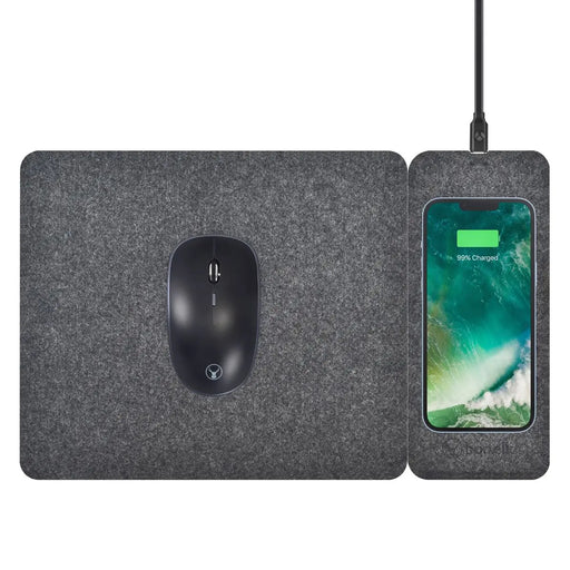 Bonelk Mouse Mat Qi Split (Grey) - Macfixit Australia