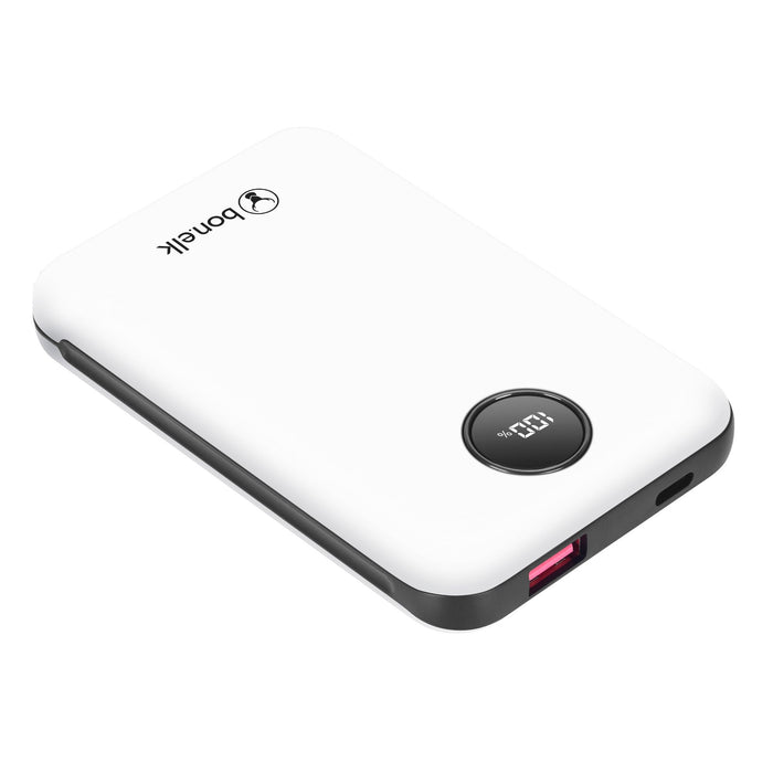 Bonelk Power Bank Mini 10,000mAh, PD20W / QC 22.5W (White) - Macfixit Australia