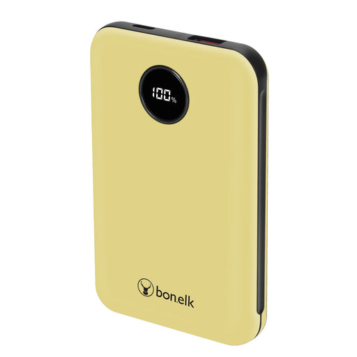Bonelk Power Bank Mini 10,000mAh, PD20W / QC 22.5W (Yellow) - Macfixit Australia