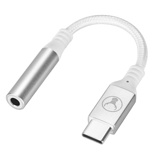 Bonelk USB - C to 3.5mm Long - Life Adapter (White) - Macfixit Australia