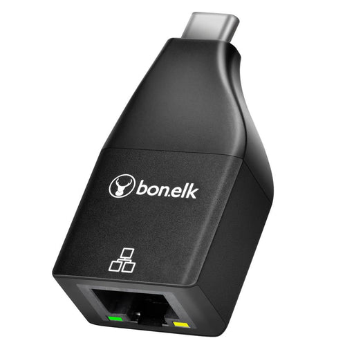 Bonelk USB - C To Gigabit Adapter (Black) - Macfixit Australia