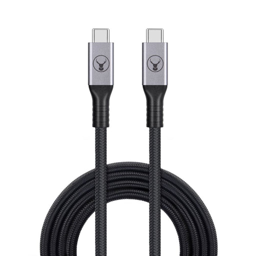 Bonelk USB - C to USB - C Long - Life Cable 10Gbps /140W - 2 metre (Black) - Macfixit Australia