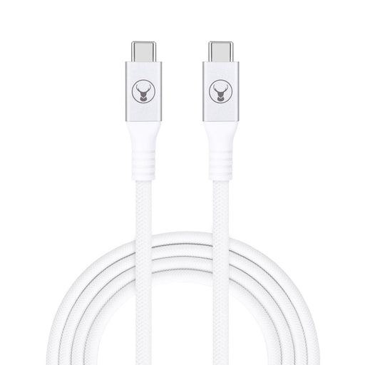 Bonelk USB - C to USB - C Long - Life Cable 20Gbps /240W - 2 metre (White) - Macfixit Australia