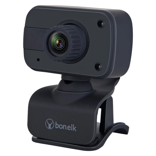 Bonelk USB Webcam, Clip On, 1080p (Black) - Macfixit Australia