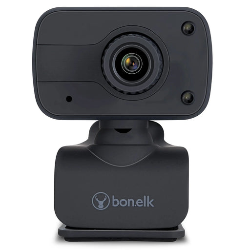 Bonelk USB Webcam, Clip On, 1080p (Black) - Macfixit Australia