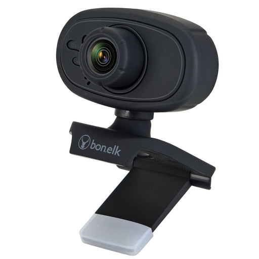 Bonelk USB Webcam, Clip On, 720p (Black) - Macfixit Australia