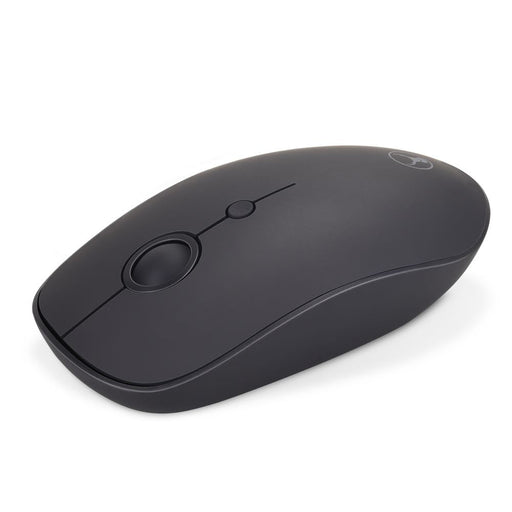 Bonelk Wireless Round Scroll 4D Mouse, 800 - 1600 DPI, M - 257 (Black) - Macfixit Australia