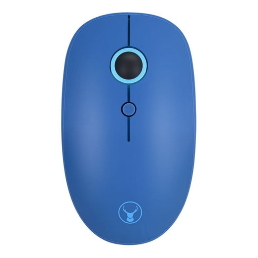 Bonelk Wireless Round Scroll 4D Mouse, 800 - 1600 DPI, M - 257 (Blue) - Macfixit Australia