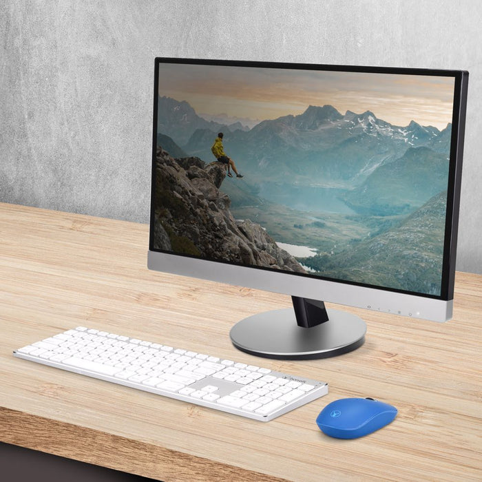 Bonelk Wireless Round Scroll 4D Mouse, 800 - 1600 DPI, M - 257 (Blue) - Macfixit Australia