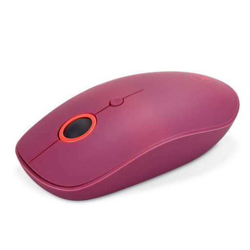 Bonelk Wireless Round Scroll 4D Mouse, 800 - 1600 DPI, M - 257 (Red) - Macfixit Australia