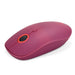 Bonelk Wireless Round Scroll 4D Mouse, 800 - 1600 DPI, M - 257 (Red) - Macfixit Australia