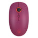 Bonelk Wireless Round Scroll 4D Mouse, 800 - 1600 DPI, M - 257 (Red) - Macfixit Australia