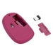 Bonelk Wireless Round Scroll 4D Mouse, 800 - 1600 DPI, M - 257 (Red) - Macfixit Australia