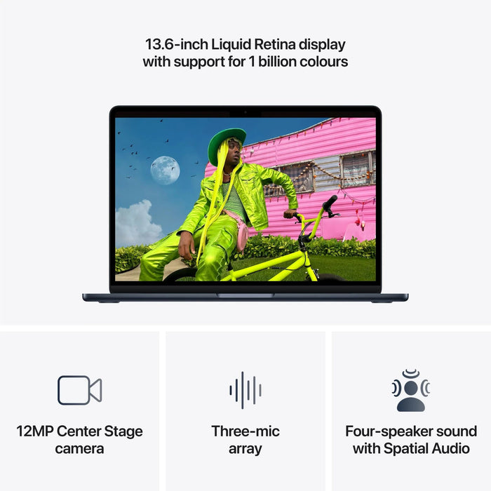 Brand New - MacBook Air (13-inch, M5) - 10C CPU, 10C GPU, 16GB, 1TB - Midnight - Macfixit Australia