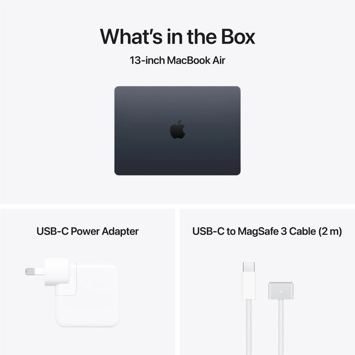 Brand New - MacBook Air (13-inch, M5) - 10C CPU, 10C GPU, 16GB, 1TB - Midnight - Macfixit Australia