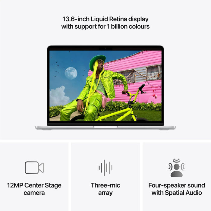 Refurbished MacBook Air (13-inch, M4) - 10C CPU, 10C GPU, 16GB RAM, 2TB SSD - Silver Macfixit Australia