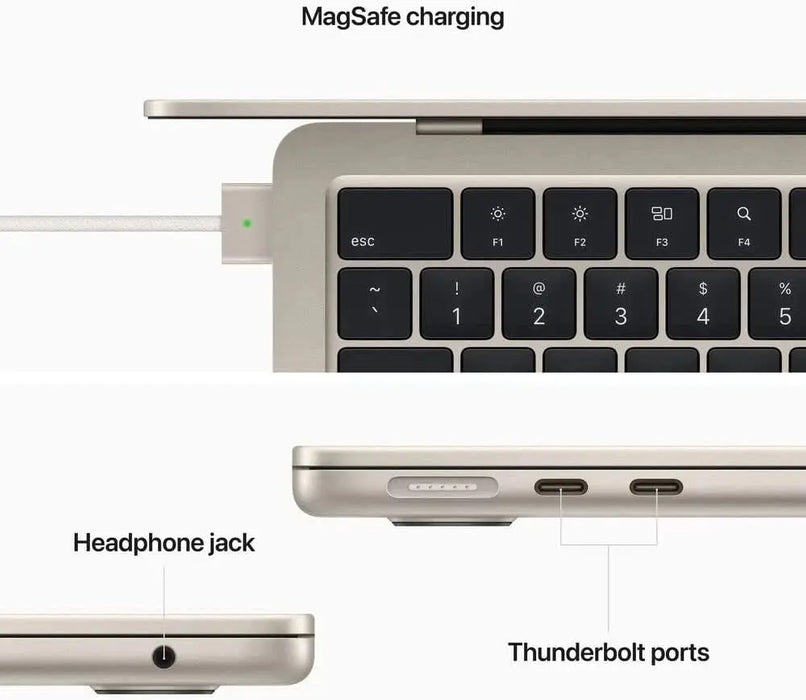Refurbished MacBook Air (13-inch, M5) - 10C CPU, 10C GPU, 24GB, 1TB - Starlight Macfixit Australia