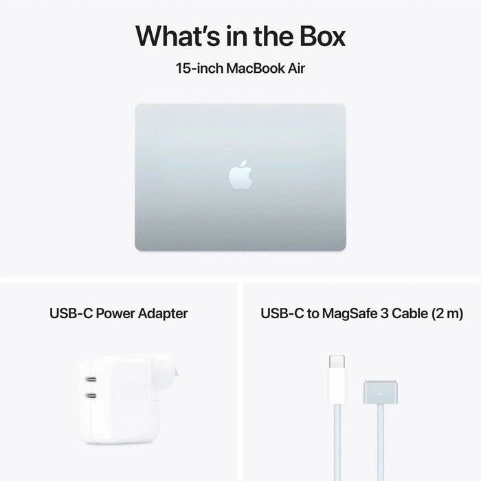 Brand New Open Box – MacBook Air (15 - inch, M4, 2025) - 10C CPU, 10C GPU, 16GB, 1TB SSD Storage - Sky Blue | Battery: 100% | Apple Warnty: 24/03/2028 - Macfixit Australia